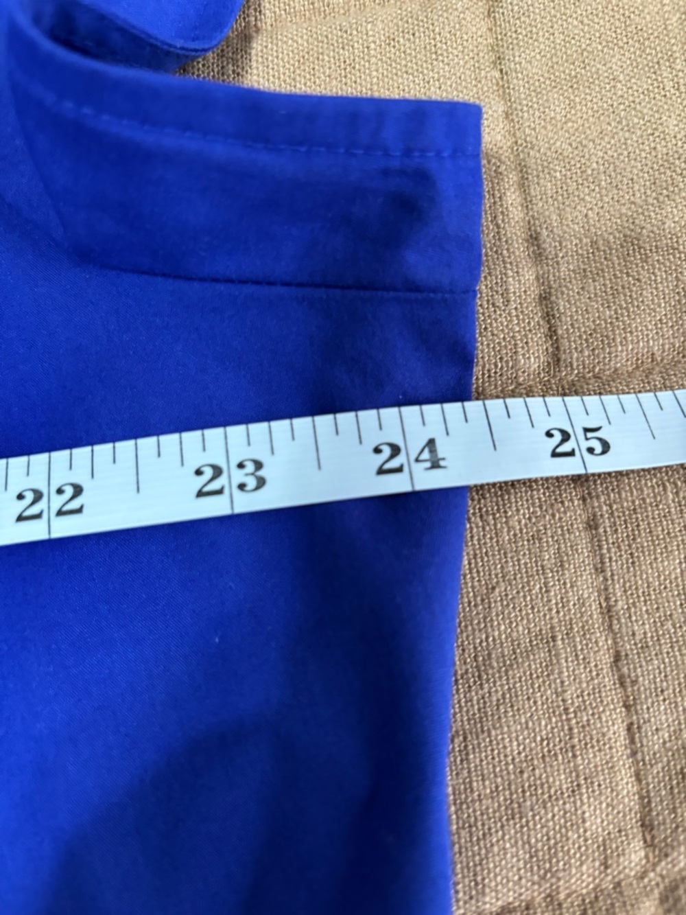 Worthington Vibrant Purple/Blue Button-Up Blouse - Picture 3 of 3